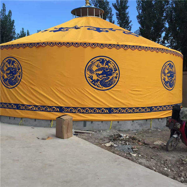 蒙古包帐篷，五彩缤纷设计风格